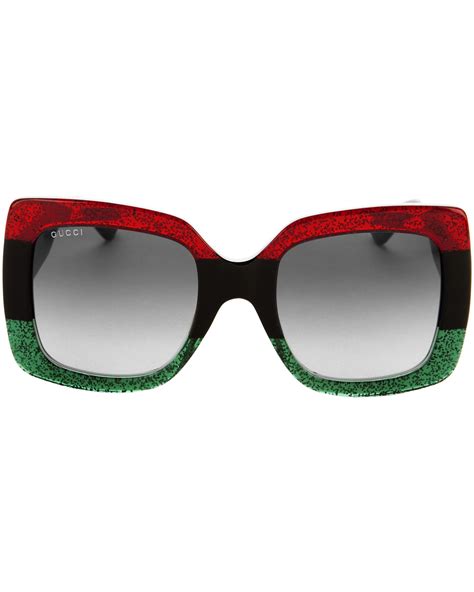 gucci eyewear oversized glitter sunglasses|buy Gucci sunglasses online.